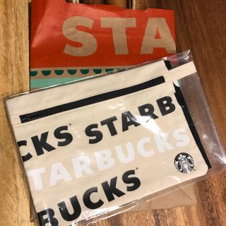 スターバックスコーヒー(Starbucks Coffee)のスタバ　ポーチ　ブラック　新品未開封(ポーチ)