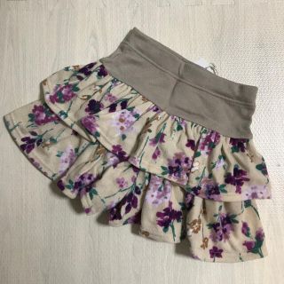 アナスイミニ(ANNA SUI mini)のアナスイミニ 花柄 ニットソー キュロット 120(パンツ/スパッツ)