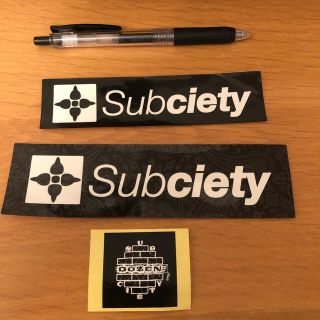 サブサエティ(Subciety)のサブサエティ　ステッカーセット(ステッカー)