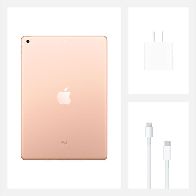 iPad(アイパッド)のiPad 10.2インチ 第8世代 Wi-Fi 128GB MYLF2J/A  スマホ/家電/カメラのPC/タブレット(タブレット)の商品写真