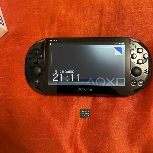 PlayStation Vita - PSvita Wi-Fiモデル 黒 ブラック PCH-2000 本体の