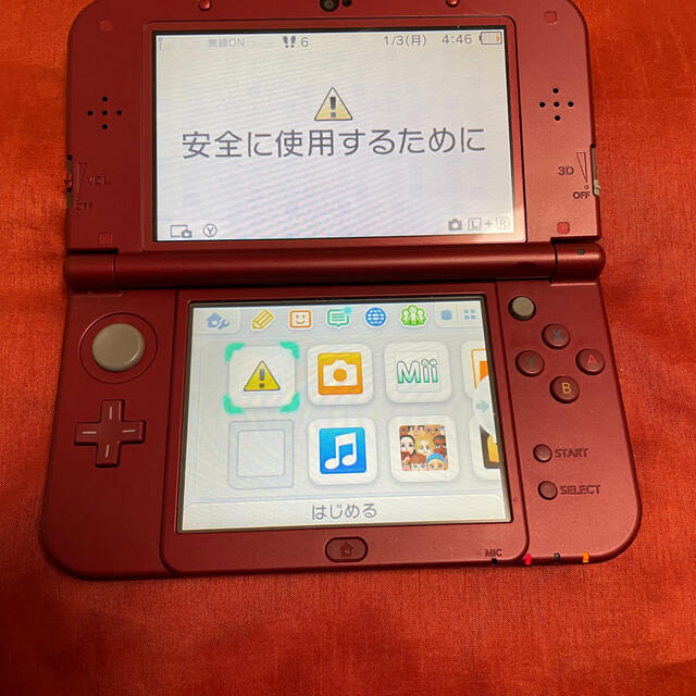 new ニンテンドー 3DS LL メタリックレッド 本体