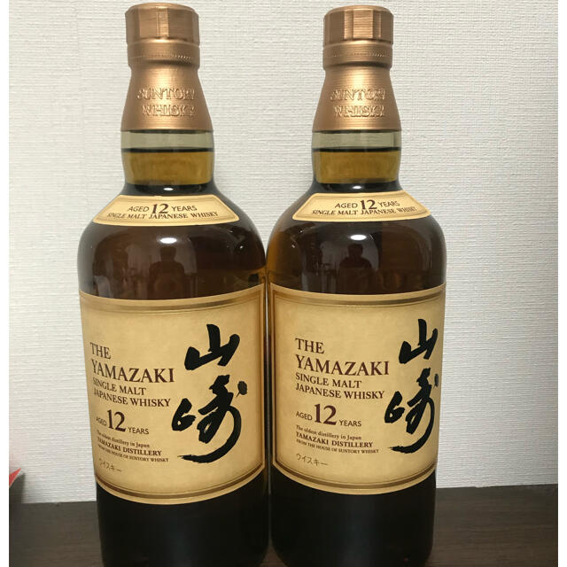 サントリー(サントリー)のウイスキー山崎12年　700㎖×2本セット 食品/飲料/酒の酒(ウイスキー)の商品写真