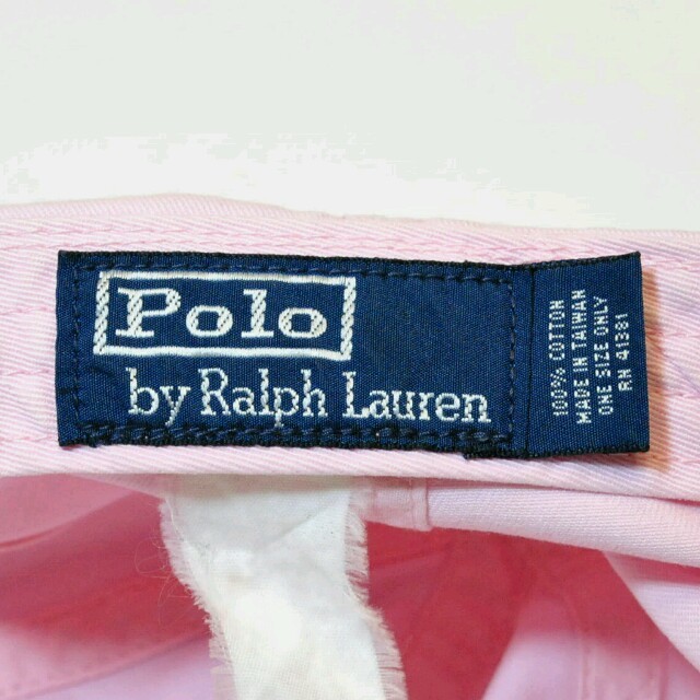 POLO RALPH LAUREN(ポロラルフローレン)の◉J6 ラルフローレン キャップ ピンク レディースの帽子(キャップ)の商品写真
