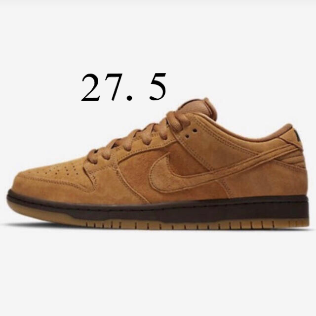 靴/シューズNIKE SB DUNK LOW PRO WHEAT MOCHA 27.5cm