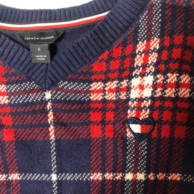 TOMMY HILFIGER(トミーヒルフィガー)のセーター キッズ/ベビー/マタニティのキッズ服女の子用(90cm~)(ニット)の商品写真