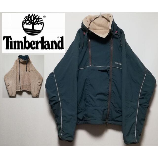 Timberland(ティンバーランド)の520 TIMBER LAND L リバーシブル フリース マウンテンパーカー メンズのジャケット/アウター(マウンテンパーカー)の商品写真