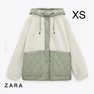ZARA - ZARA ザラ キルティング生地ボアジャケット XSの通販 by aimer ...