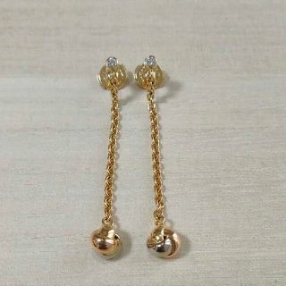 カルティエ(Cartier)の●カルティエ●　ベビートリニティ ドゥ　カルティエ　ダイヤモンドピアス(ピアス)