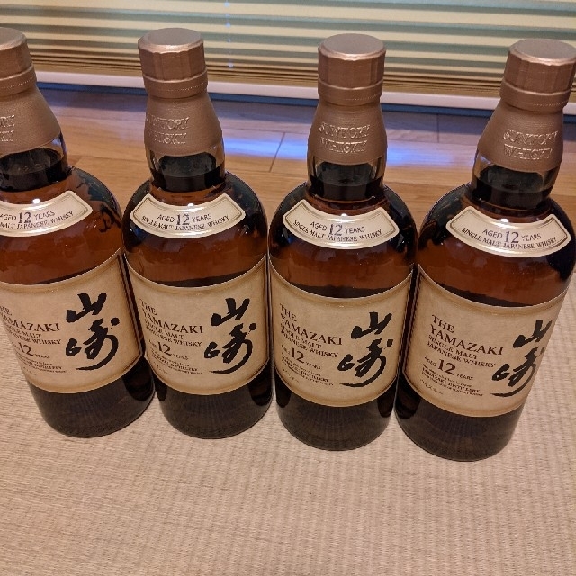 贅沢屋の サントリー - 山崎12年（4本） 山崎NB（4本）各700ml ...