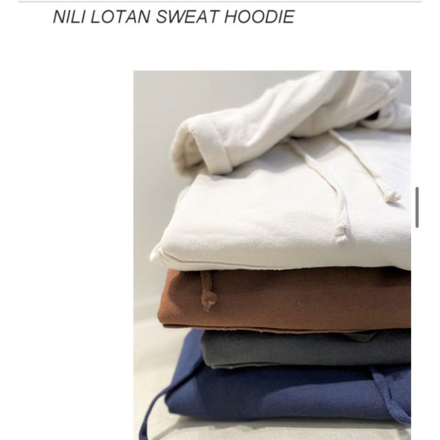 NILI LOTAN/ニリ ロータンSWEAT HOODIE 38 レディースのトップス(パーカー)の商品写真