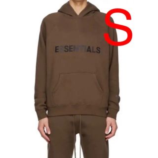 フィアオブゴッド(FEAR OF GOD)のFOG ESSENTIALS パーカー ブラウン S 限定カラー(パーカー)