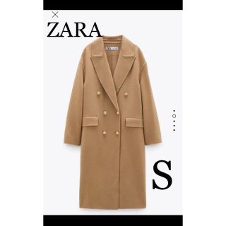 ザラ(ZARA)のZARA ウール混コートSサイズ(ロングコート)