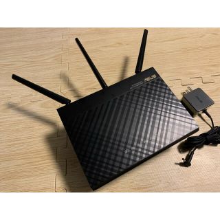 エイスース(ASUS)のASUS RT-AC68U 無線LANルーター(PC周辺機器)