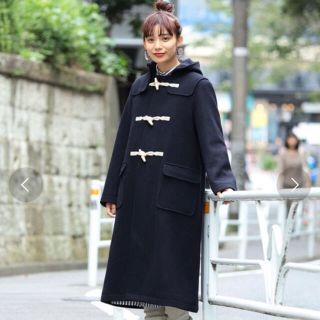 BEAMS BOY ビームスボーイ ダッフルコート F 紺