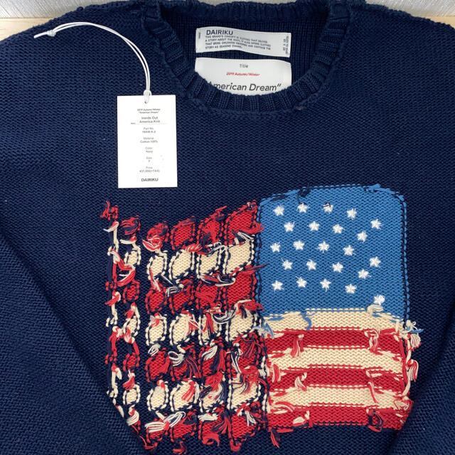 DAIRIKU Inside Out America knit | www.talentchek.com