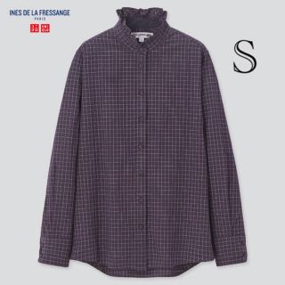 ユニクロ(UNIQLO)のUNIQLO 紗栄子ちゃん着用💕イネス　フリルシャツ(シャツ/ブラウス(長袖/七分))