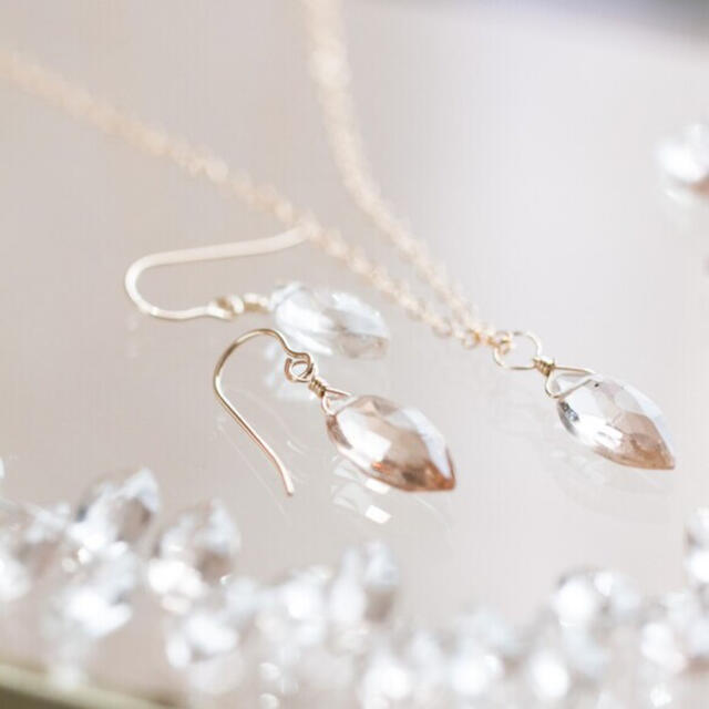 ☆インペリアルトパーズ　Topaz AAA☆14kgf☆一粒ペンダント☆ ハンドメイドのアクセサリー(ネックレス)の商品写真