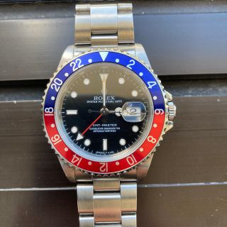 ロレックス(ROLEX)のロレックス  GMTマスター　16700 T番 ペプシベゼル(腕時計(アナログ))