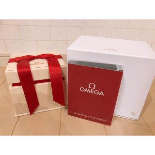オメガ(OMEGA)の【正規品】オメガ　レディース時計　ケース空箱　美品(腕時計)