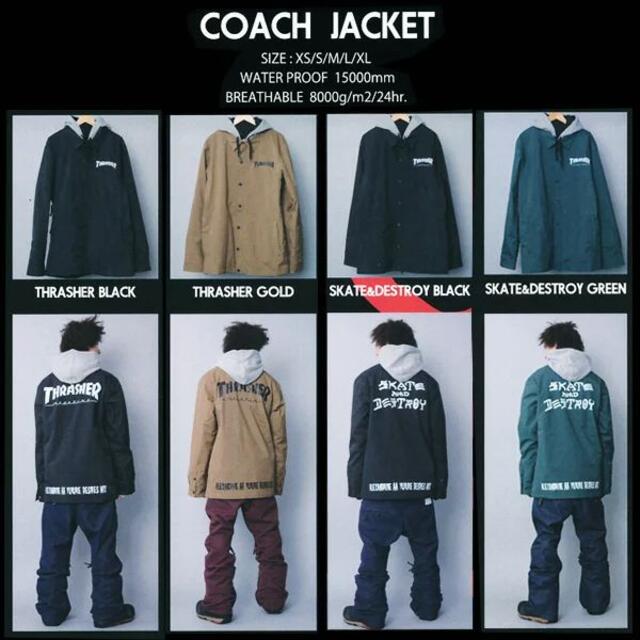 THRASHER - AA HARD WEAR 16-17 スノーウェア COACH JACKETの通販 by ...