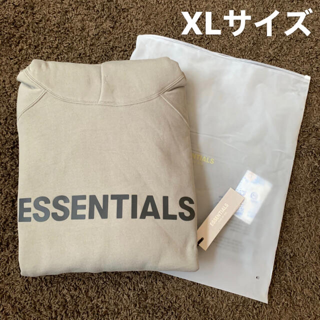 XLサイズ FEAR OF GOD ESSENTIALS パーカー チャコール