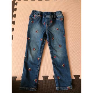 ベビーギャップ(babyGAP)のbabyGap  花柄デニムパンツ(パンツ/スパッツ)