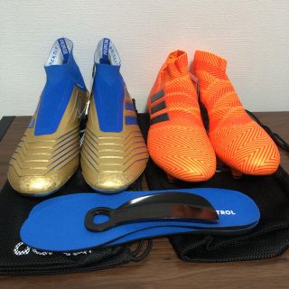 Adidas アディダス サッカースパイク プレデター 紐なしの通販 ラクマ