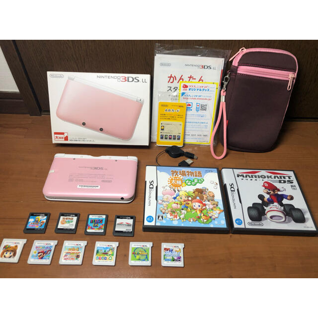 任天堂Nintendo 3DS  LL 本体ピンク/ホワイト