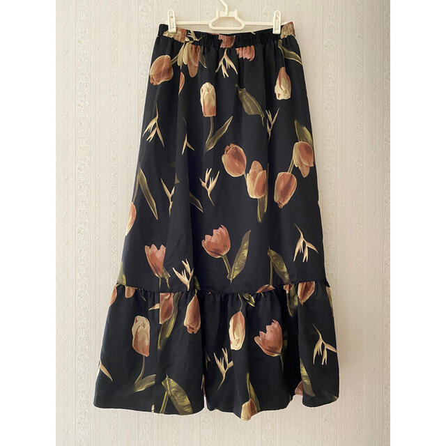 花柄ロングスカート  レディースのスカート(ロングスカート)の商品写真