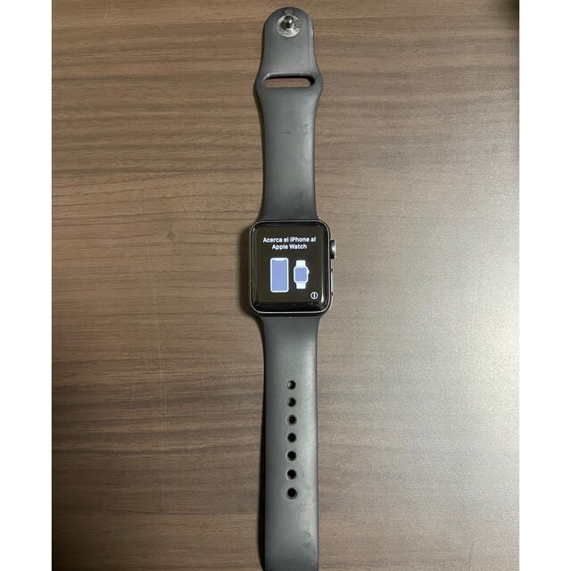 Apple Watch Series3 GPS 38mm スペースグレイ - その他