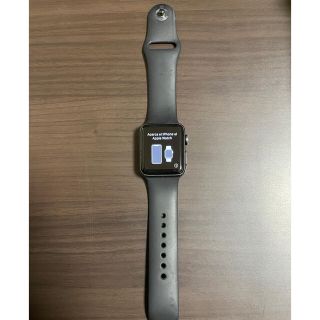 アップルウォッチ(Apple Watch)のApple Watch Series3 GPS 38mm スペースグレイ(その他)