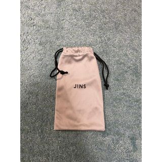 ジンズ(JINS)のJINS  メガネケース  布製  グレー 灰色(サングラス/メガネ)