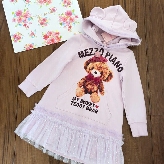 mezzo piano(メゾピアノ)の【お取置き中】メゾピアノ 新品 110 キッズ/ベビー/マタニティのキッズ服女の子用(90cm~)(ワンピース)の商品写真