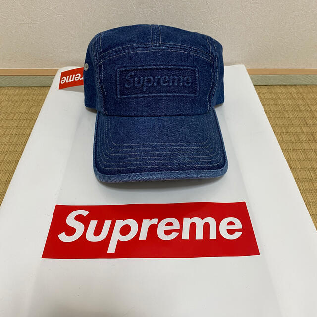 supreme Denim Camp Cap 新品 送料込み