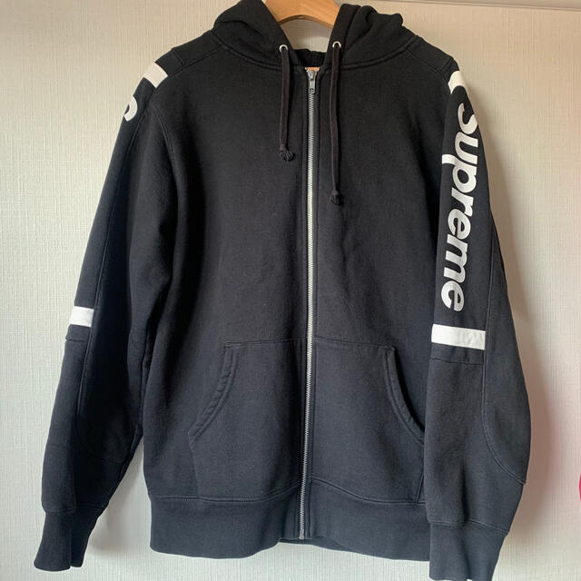 Supreme 15AW Hooded Track Zip Up Sweat M