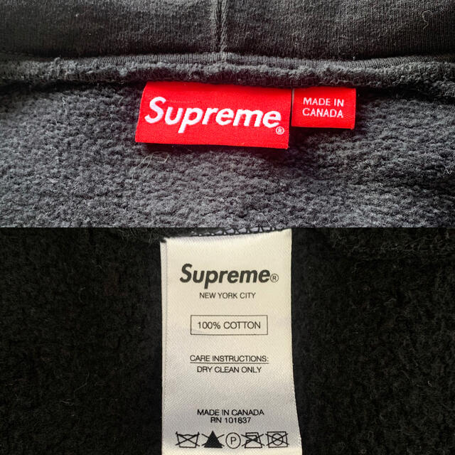 Supreme 15AW Hooded Track Zip Up Sweat M 3