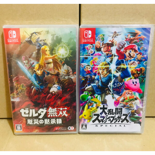 ◾️新品未開封 ●ゼルダ無双 厄災の黙示録 ●スマッシュブラザーズ　switchニンデンドー