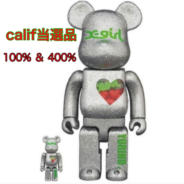 BE@RBRICK X-girl × YURINO 100％ 400%