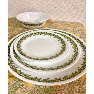 コレール(CORELLE)のコレール（オールドパイレックス）クレイジーデイジー　プレートセット(食器)