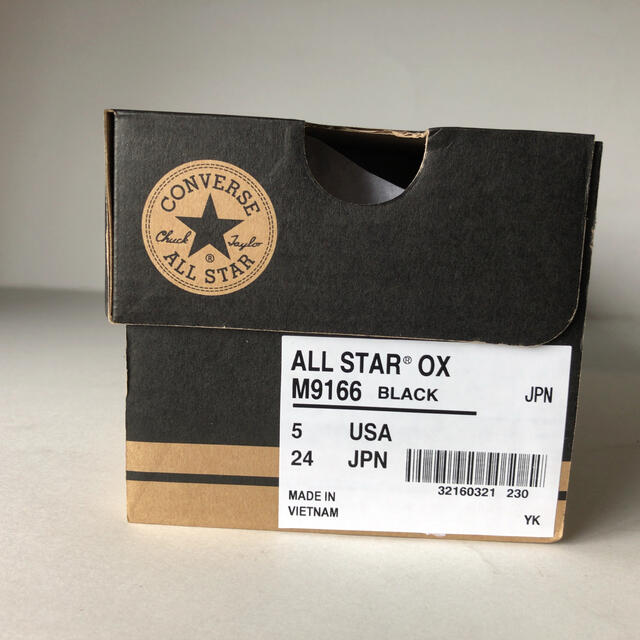 CONVERSE - 新品 コンバース オールスター OX BK ブラック 24.0cmの ...