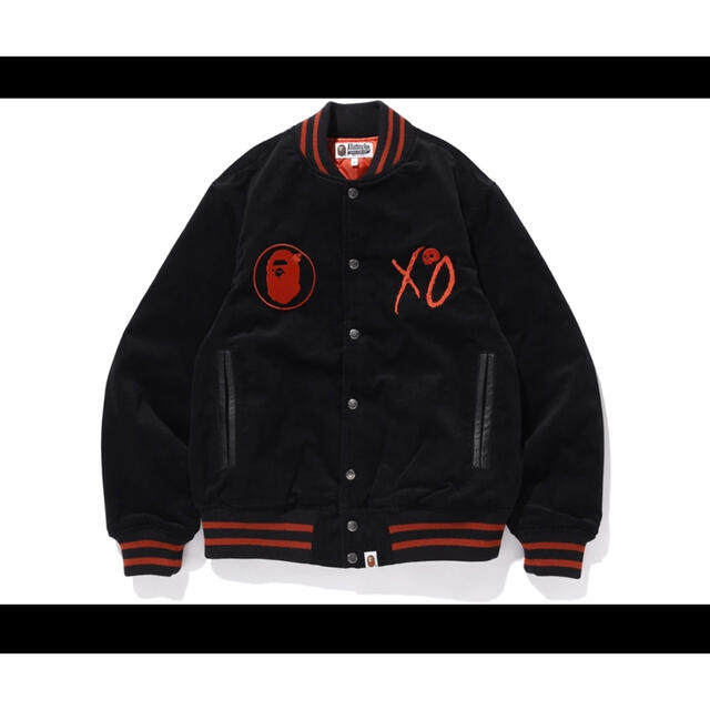 M】BAPE × XO THE WEEKEND VARSITY スタジャン 100％品質 51.0%OFF www