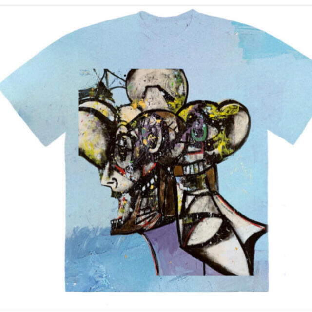 トラヴィススコットPORTRAIT OF TRAVIS TIE-DYE T-SHIRT Lサイズ