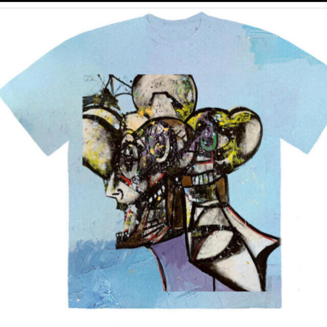 トラヴィススコットPORTRAIT OF TRAVIS TIE-DYE T-SHIRT Mサイズ