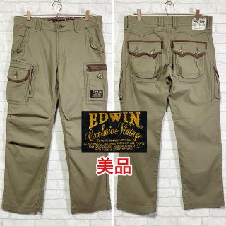 エドウィン(EDWIN)のEDWIN エドウィン ミリタリー カーゴパンツ ストレッチ素材 立体裁断(ワークパンツ/カーゴパンツ)