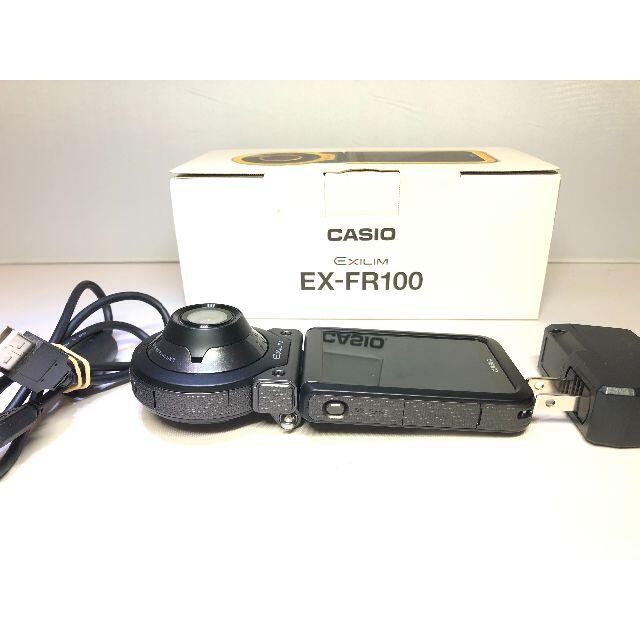 CASIO(カシオ)のCASIO EX-FR100 デジタルカメラ ブラック スマホ/家電/カメラのカメラ(コンパクトデジタルカメラ)の商品写真