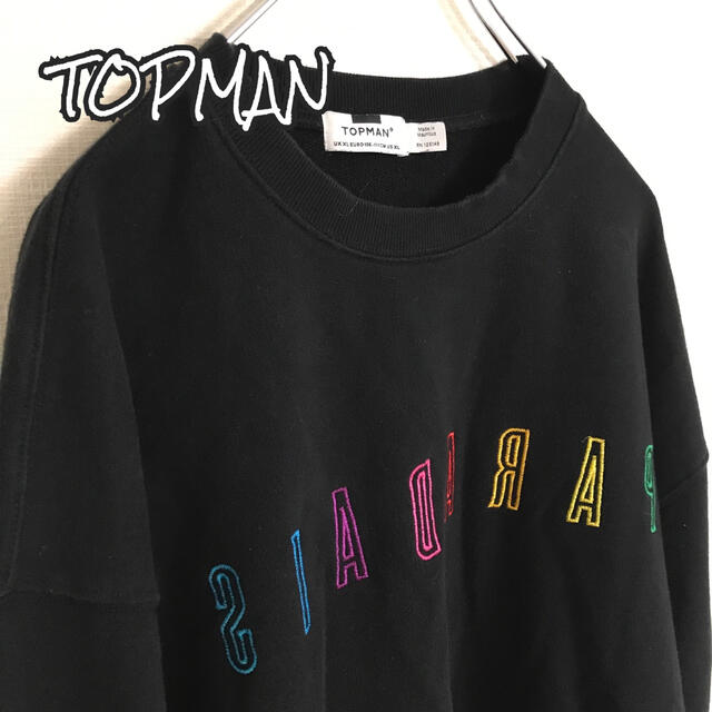 TOPMAN(トップマン)の海外 古着 TOPMAN トップマン スエット ビックシルエット メンズのトップス(スウェット)の商品写真