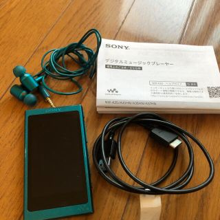 ソニー(SONY)のSONYウォークマン Aシリーズ NW-A35 ブルー(ポータブルプレーヤー)