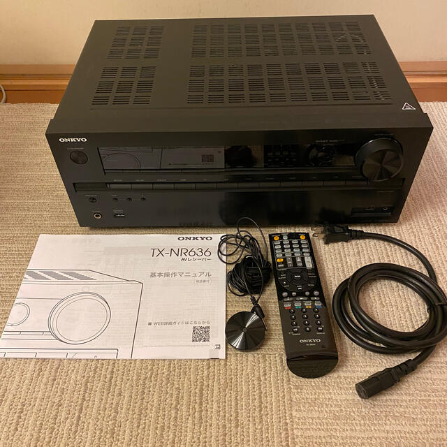 【値下げ】ONKYO オンキョー 7.1ch対応 AVアンプ TX-NR636スマホ/家電/カメラ