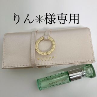 ブルガリ(BVLGARI)の【新品未使用】BVLGARI香水ケース【中古品】オムニアグリーンジェイド　計2点(香水(女性用))